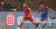 Sunil Chhetri was marked heavily. PC : ISL